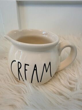 💫4/$25 • Rae Dunn by Magenta ceramic "CREAM" creamer